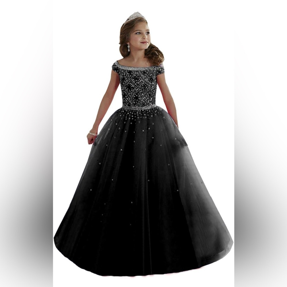 NEW FORMAL/PAGEANT DRESS WITH CORSET BACK